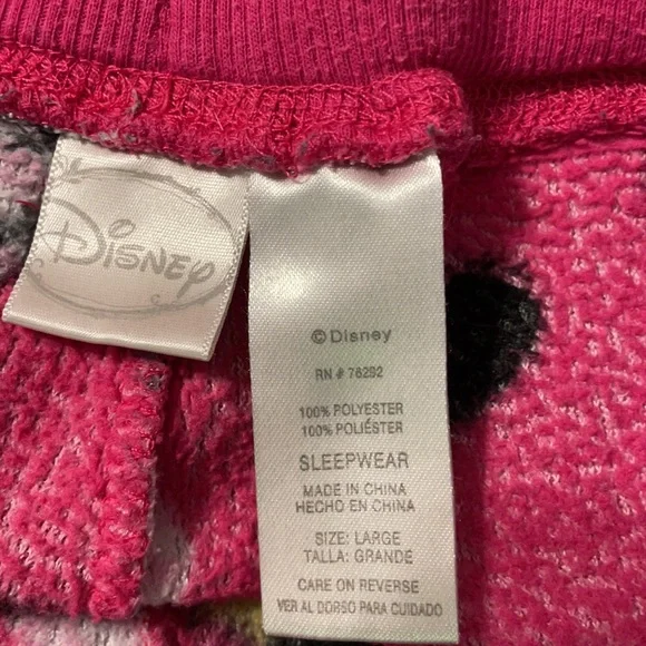 Disney Minnie Mouse Fleece Pajama Pants - Picture 6 of 6